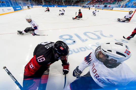 Players of Canada and Norway