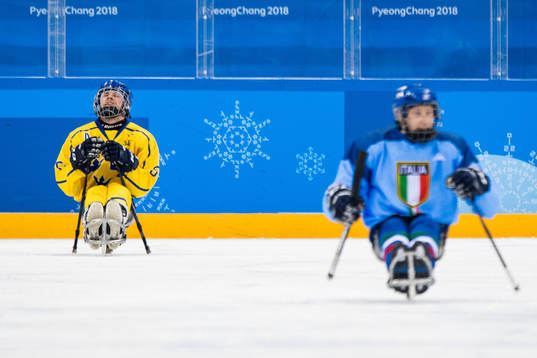 Peter Nilsson of Sweden looks dejected