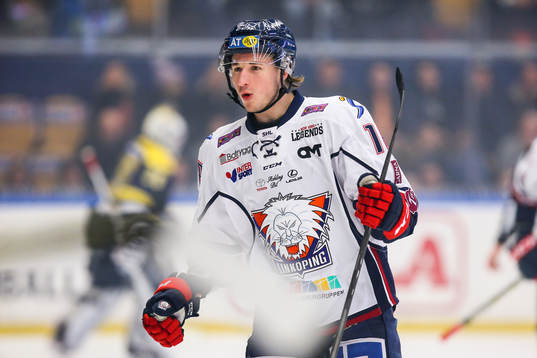 Linköpings Jacob Lilja jublar