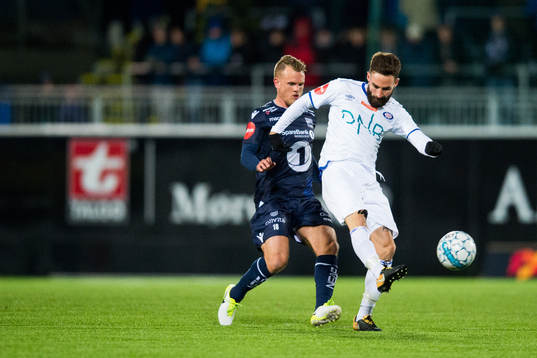 Stian Semb Aasmundsen of Kristiansund and Magnus Lekven of