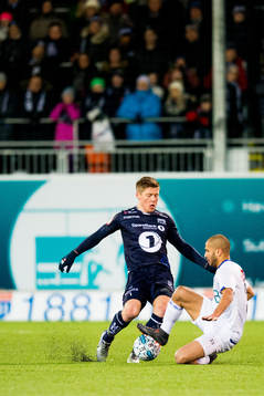 Torgil Øwre Gjertsen of Kristiansund and Amin Nouri of