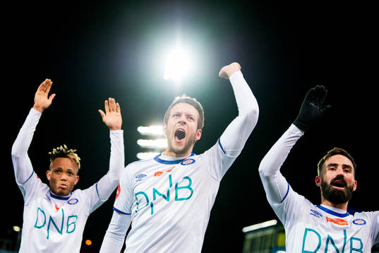 Jonatan Tollås Nation and Magnus Lekven of Vålerenga