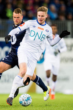 Stian Semb Aasmundsen of Kristiansund and Simen Juklerød