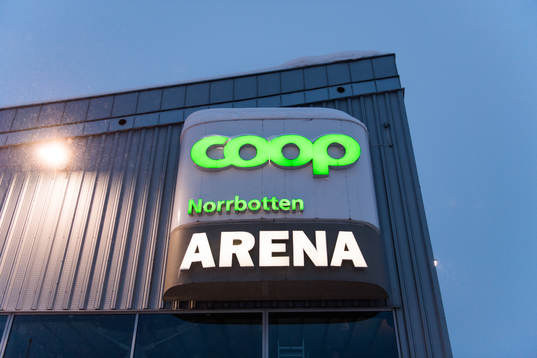 Coop Norrbotten arena exteriör