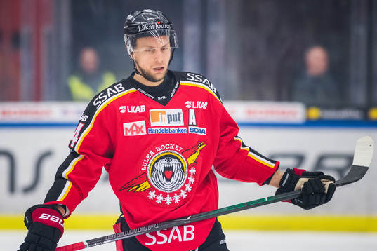 Luleås Johan Harju deppar