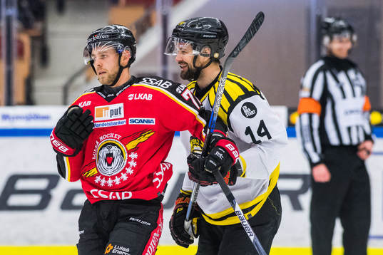 Luleås Patrick Cehlin och Brynäs Johan Alcén