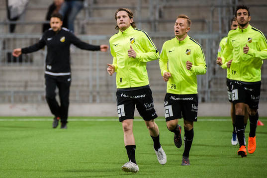 Häckens Erik Friberg före kvartsfinalen i Svenska Cupen