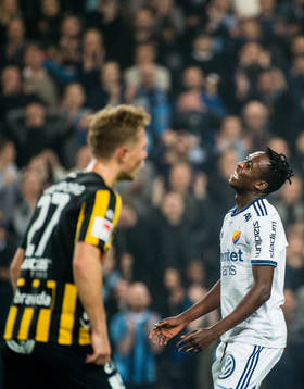 Djurgårdens Philana Tinotenda Kadewere deppar