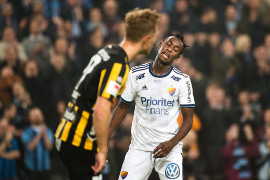 Djurgårdens Philana Tinotenda Kadewere deppar