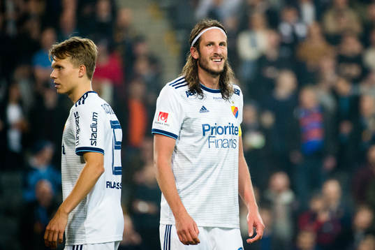 Djurgårdens Jonathan Augustinsson och Jonas Olsson