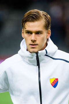 Djurgårdens Felix Beijmo före kvartsfinalen i Svenska