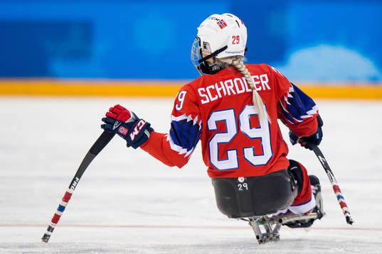 Bläddra bland fler bilder av 2018 Winter Paralympics, Day 4, Para Ice Hockey, Norway - Sweden