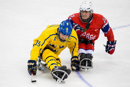 Christian Hedberg of Sweden and Magnus Bøgle of Norway