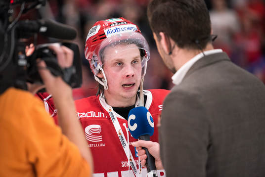 Timrås Jonathan Dahlen i tv intervju