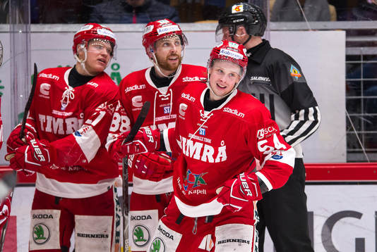 Timrås Jonathan Dahlen jublar