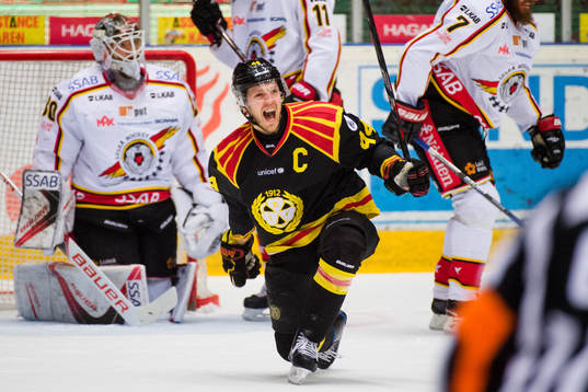Brynäs Jacob Blomqvist jublar
