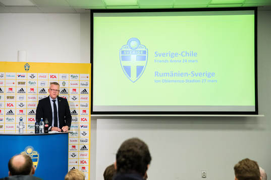 Sveriges förbundskapten Janne Andersson