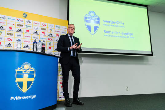 Sveriges förbundskapten Janne Andersson