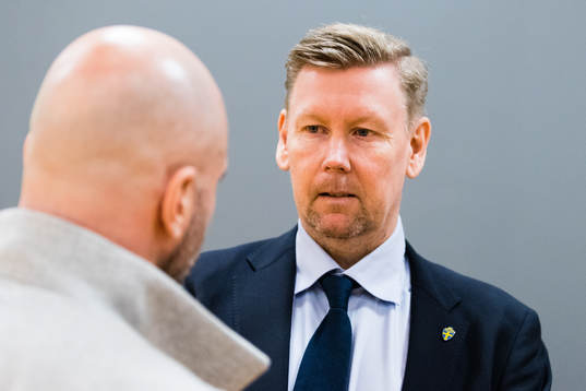 Sveriges assisterande förbundskapten Peter Wettergren