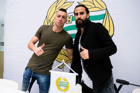 Nikola Djurdjic (v) och Erkan Zengin (h)