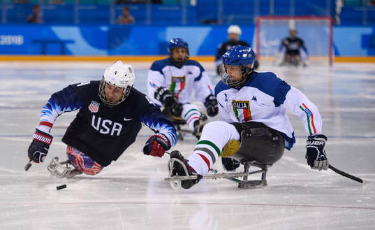 2018 Winter Paralympics, Day 6, Ice Hockey, Semifinal, USA