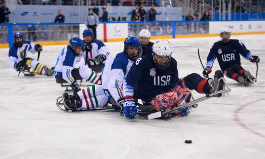 2018 Winter Paralympics, Day 6, Ice Hockey, Semifinal, USA