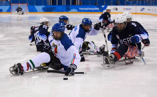 2018 Winter Paralympics, Day 6, Ice Hockey, Semifinal, USA
