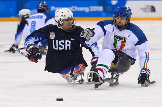 2018 Winter Paralympics, Day 6, Ice Hockey, Semifinal, USA