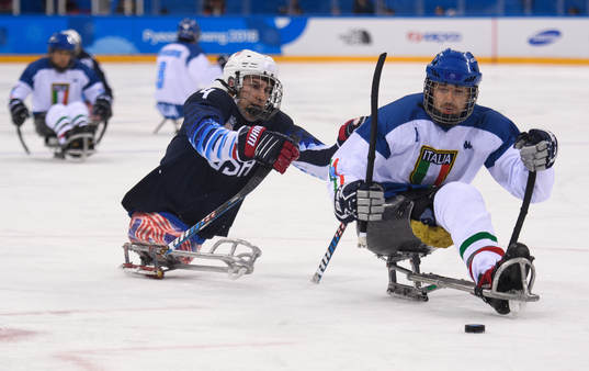 2018 Winter Paralympics, Day 6, Ice Hockey, Semifinal, USA