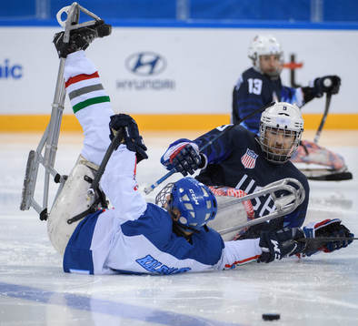 2018 Winter Paralympics, Day 6, Ice Hockey, Semifinal, USA