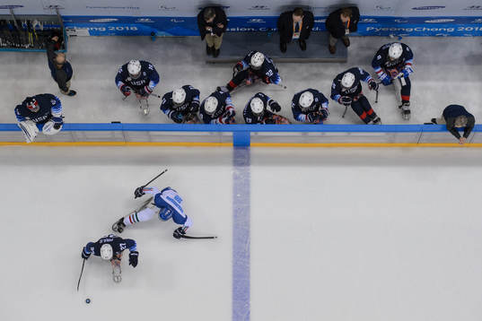 2018 Winter Paralympics, Day 6, Ice Hockey, Semifinal, USA