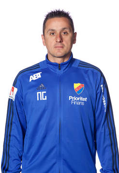 Djurgårdens målvaktstränare Nikos Gkoulios