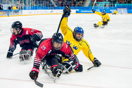 Markus Holm of Sweden celebrates scoring 4-1
