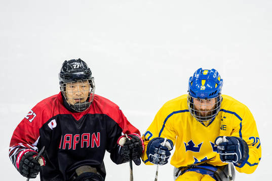 Mikio Annaka of Japan and Niklas Rakos of Sweden
