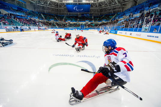 Emil Sørheim of Norway and David Motycka of the Czech