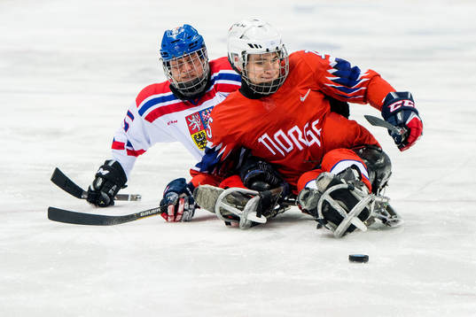Jiri Raul of the Czech Republic and Emil Sørheim of Norway