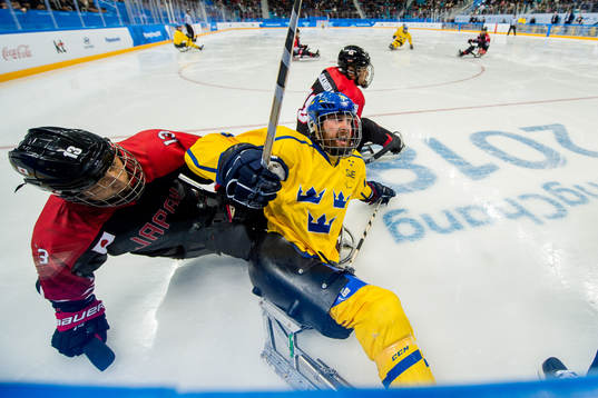 Mamoru Yoshikawa of Japan and Niklas Rakos of Sweden