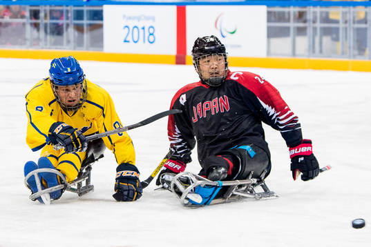 Per Kasperi of Sweden and Satoru Sudo of Japan