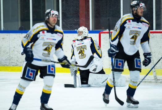 Visby/Romas målvakt Sammy Gustavsson deppar