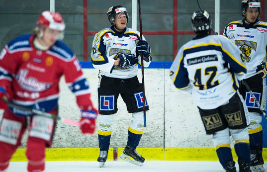 Visby/Romas Markus Kinisjärvi jublar