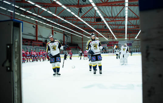 Visby/Romas spelare deppar