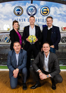 Svensk Elitfotboll (SEF) presenterar nytt sponsoravtal med