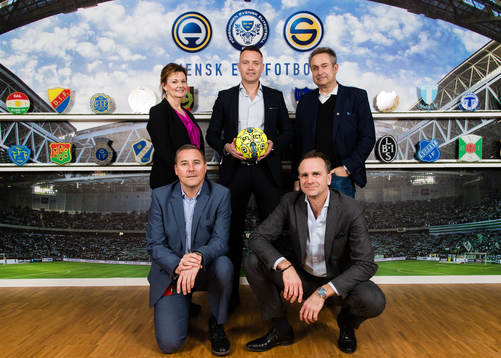 Svensk Elitfotboll (SEF) presenterar nytt sponsoravtal med