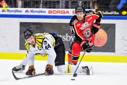 Brynäs Jacob Blomqvist och Luleås Patrick Cehlin