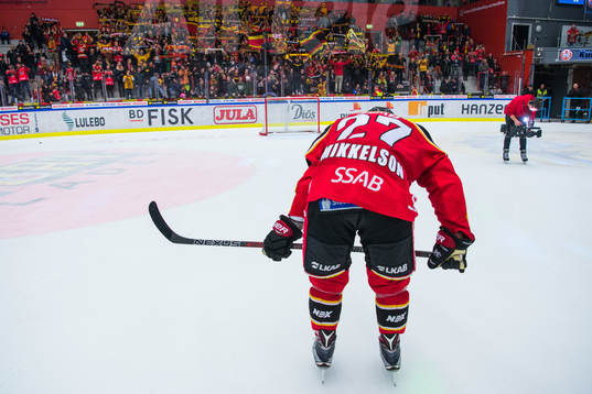 Luleås Brendan Mikkelson deppar
