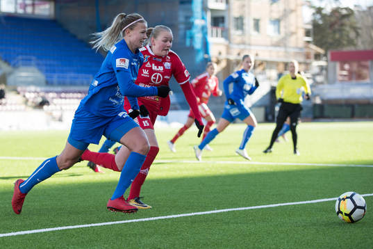 Eskilstunas Hanna Glas och Linköpings Frida Leonardsen