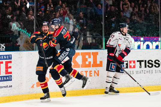 Djurgårdens Jonathan Davidsson jublar