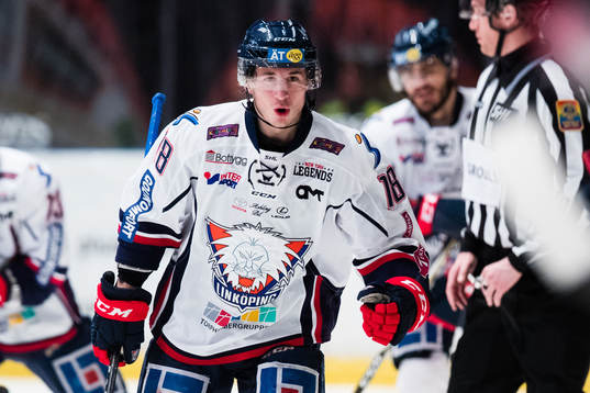 Linköpings Jacob Lilja jublar