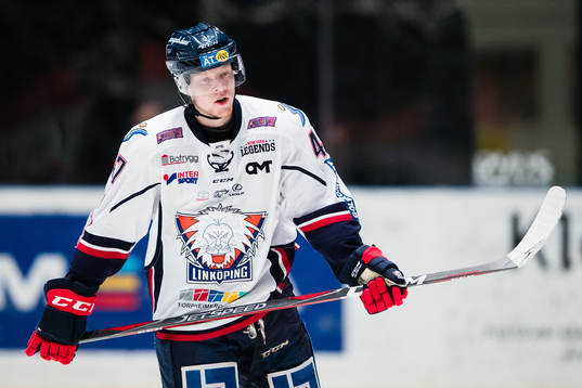 Linköpings Anton Karlsson  deppar