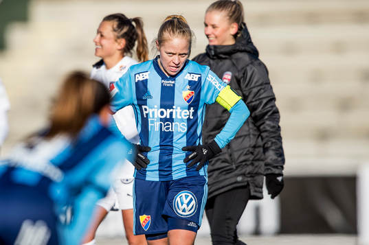 Djurgårdens Mia Jalkerud deppar